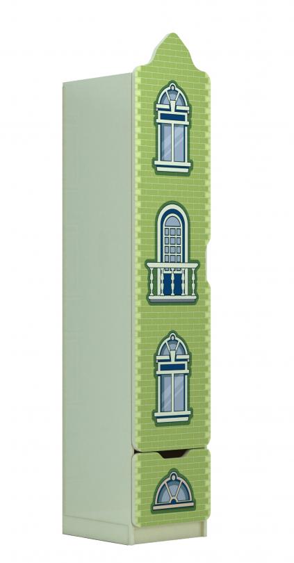 Шафа для зберігання засобів навчання "Старе місто", з фотодруком , АНШАР ГРУП (5601), 400х320х1862 мм